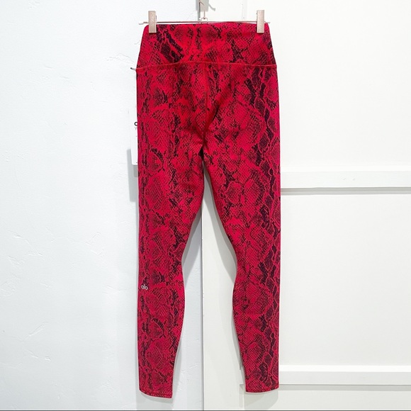 NWT - Alo Yoga High-Waist Snakeskin Vapor Legging - Picture 9 of 11